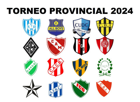 Ahora sí. Están completos los cupos para el Torneo Provincial de Fútbol 2024