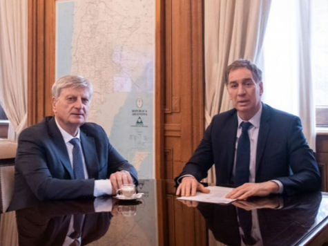 Reunión Ziliotto - Santilli: Nación regularizó los fondos previsionales y transfirió $10.000 millones a La Pampa