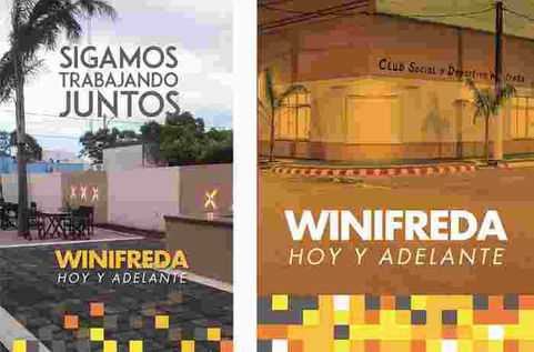 Folleto informativo de la Municipalidad de Winifreda