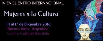 La secretaria de Cultura integrará la mesa de apertura del "IV Encuentro Internacional Mujeres