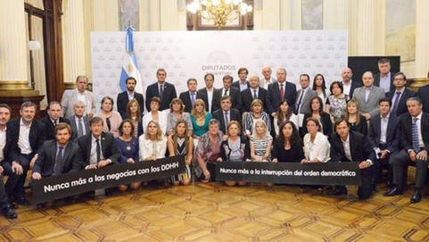 24M: Secretaría de DD.HH. repudió fotos del PRO