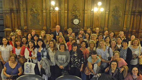 Marino recibió a bibliotecarias pampeanas