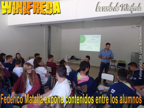 Capacitaron a estudiantes secundarios de Winifreda