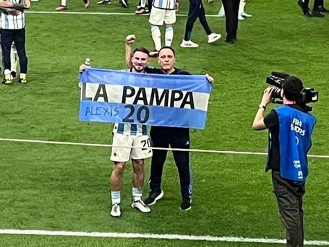 Argentina inicia la cuenta regresiva al Mundial 2026: con los jugadores pampeanos Mac Allister y Capaldo, y el Dr Daniel Martínez