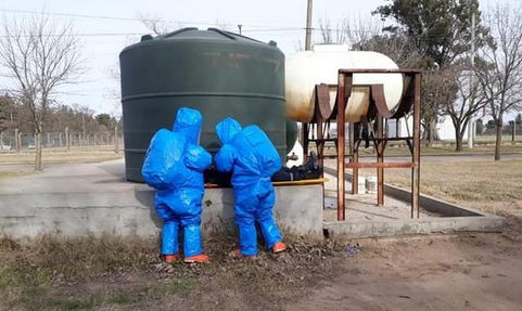 Bomberos winifredenses se capacitaron en «materiales peligrosos»