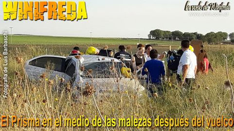 Vuelco en la ruta 10