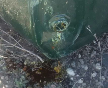 Dos tambores con material peligroso obligó a intervenir a DC y Bomberos en el oeste