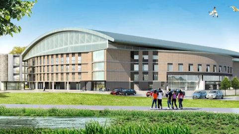 Verna adjudicó a la empresa Cinter el techo del Megaestadio