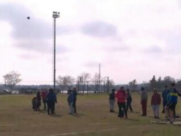 Gusty compitiendo en bala