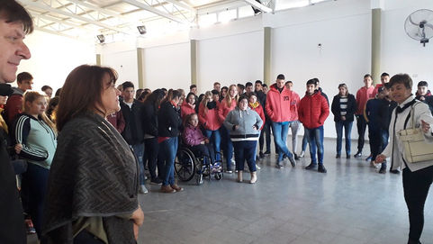 Nuevo colegio secundario de Winifreda: «Hay que cuidarlo entre todos»