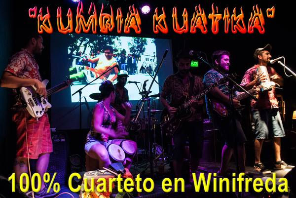 100% Cuarteto - KUMBIA KUATIKA el sábado de Carnaval en Winifreda