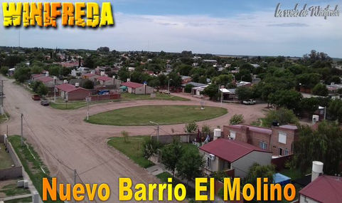 Entoscado en calles de Barrio "El Molino" de Winifreda