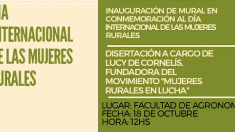 Lucy de Cornelís reaparecerá ante estudiantes de Agronomía