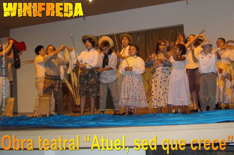 Winifreda: Se presentó ''Atuel sed que crece''