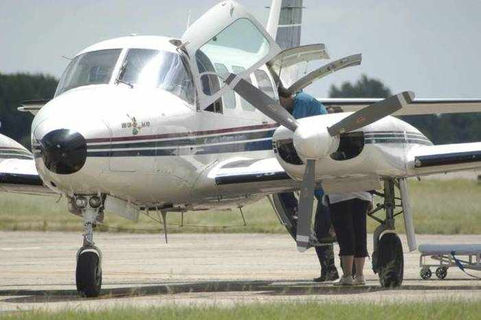 20 años del servicio sanitario del avión ambulancia