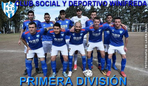 Tarde redonda del Deportivo Winifreda: Triunfo en primera y goleada en juveniles