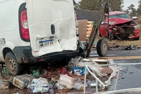 Violento choque en Ruta 5: hubo personas atrapadas y un importante operativo de rescate