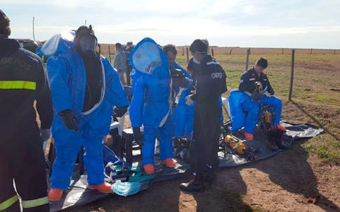 Colaboración de Bomberos de Winifreda en investigación de misteriosa muerte