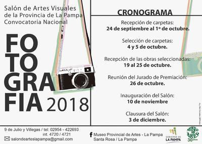 Convocatoria Nacional Sección Fotografía Edición 2018 con importantes premios