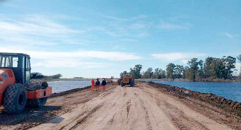En siete días habilitarían media calzada en la RN 5 entre La Gloria y Uriburu