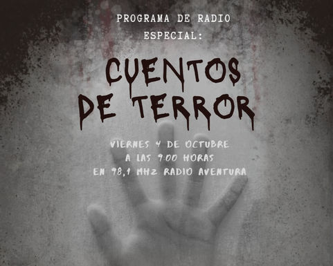 “Cuentos de Terror” en Radio Aventura, escritos y leídos por estudiantes de la Escuela N° 104 de Winifreda
