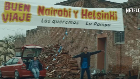 Increible publicidad de Netflix basada en La Pampa por la serie «La Casa de Papel»