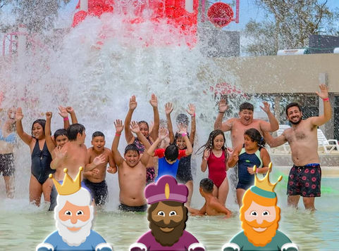 ¡Llegan los Reyes Magos al Parque Acuático de Winifreda!