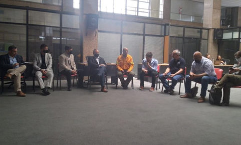 Luis Clara en la reunión de la Región Pampeana del Servicio Nacional de Manejo del Fuego