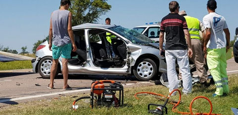 Tragedia en la ruta 5: seis muertos en un choque