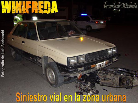 Un motociclista fue atropellado en Winifreda