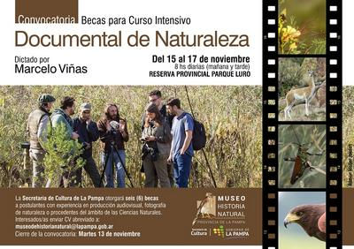 Otorgan becas para curso sobre Documental de Naturaleza