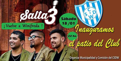 Éste sábado se inaugura el patio del Club Deportivo Winifreda