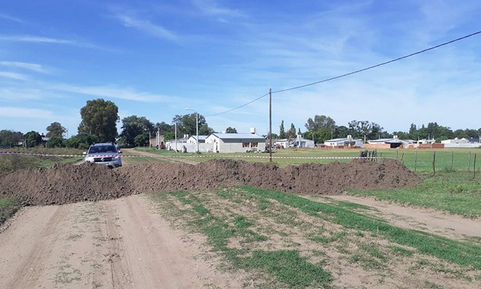 COVID19: En algunos pueblos pampeanos bloquean caminos de acceso