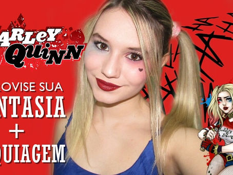 HARLEY QUINN MAKEUP | Improvise sua fantasia!