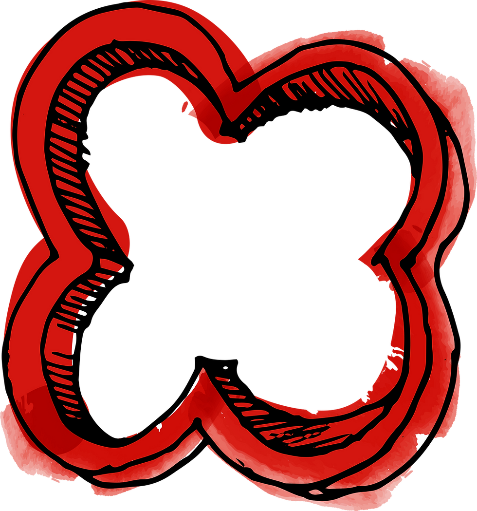 Watercolor Bell Pepper Slice