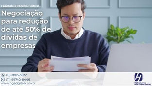 Fazenda e Receita Federal abrem negociação para redução de até 50% de dívidas