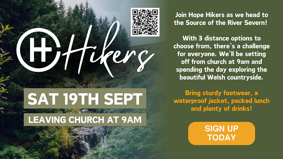Hope Church Hike - Sept 26