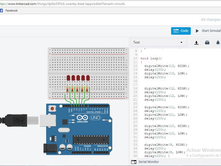 secuencia de led con arduino