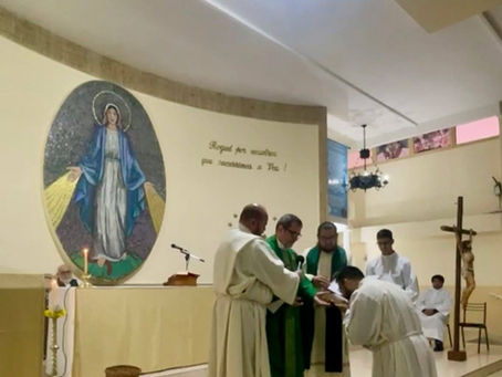 El seminarista Maykol Cortés Galvez, CM. ha recibido el Ministerio del Lectorado