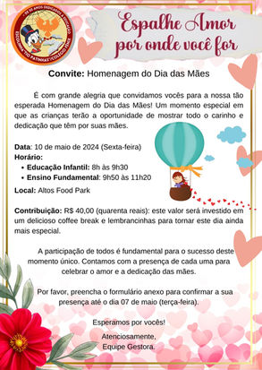 Espalhe Amor por onde você for.