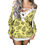 Thumbnail: All-Over Print Women's Lace-Up Sweatshirt