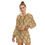 Thumbnail: All-Over Print Women's Mirco Fleece Hoodie And Shorts Set