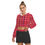 Thumbnail: All-Over Print Women's Mirco Fleece Hoodie And Shorts Set