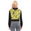 Thumbnail: All-Over Print Women's Crop Top Hoodie With Zipper Closure