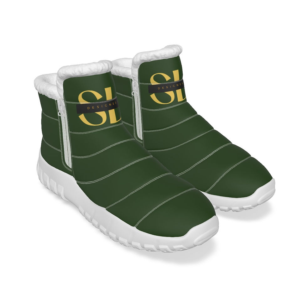 Thumbnail: All-Over Print Women's Zip-up Snow Boots