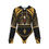 Thumbnail: All-Over Print Women's Raglan Sleeve Hooded Bodysuit