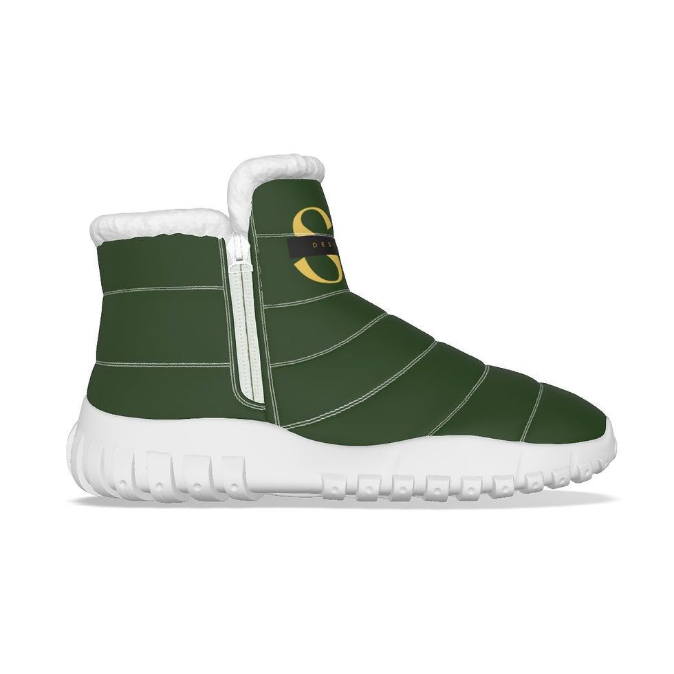 Thumbnail: All-Over Print Women's Zip-up Snow Boots