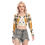 Thumbnail: All-Over Print Women's Back Hollow T-shirt With Strap