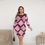 Thumbnail: All-Over Print Women's Mesh Dress (Plus Size)