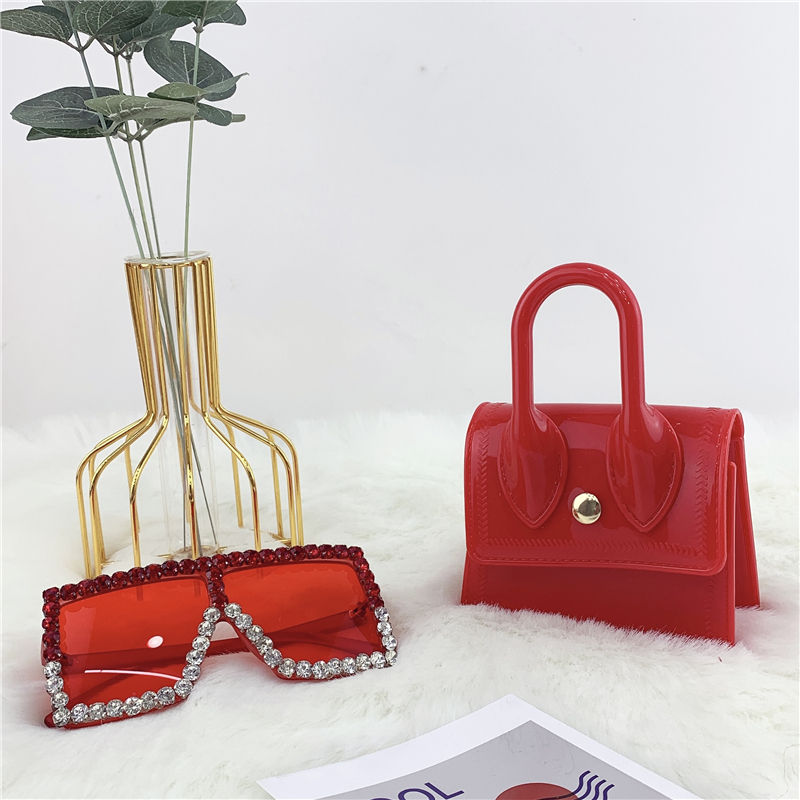 Thumbnail: Jelly Bag Handbags Kids Purses Handbag Purses Bolsas and Sunglass